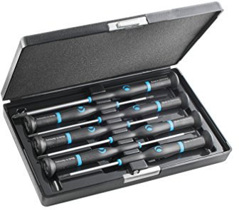 Witte 893232016 destornilladores WITTRON 7 piezas | Juego de destornilladores Torx grabación con giratorio centrar cabeza T 5 – 15 7 piezas), Negro