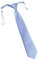 TigerTie Designer Security Sicherheits Krawatte in hellblau einfarbig Uni - vorgebunden mit Gummizug in weiß