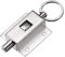 sourcing map Door Barrel Bolt, Stainless Steel Ring-Pull Spring Loaded Auto Sliding Latch