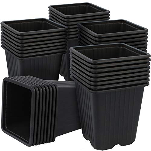 com-four® 40x Macetas de Cultivo para Plantas - Semillero de germiniacion - Mini Invernadero para la casa (40 Piezas - Maceta de Semillas 9.5x10cm)