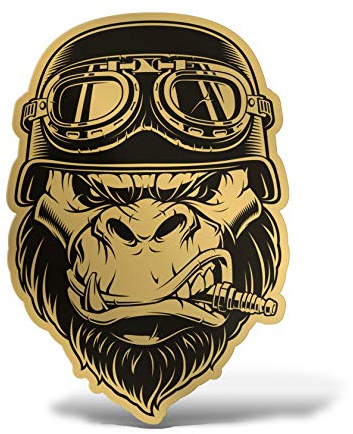 ERREINGE Alieno Reggae Aufkleber aus Vinyl, für Wand, Laptop, Auto, Motorrad, Wohnmobil