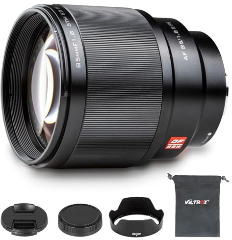 VILTROX 85mm f/1.8 F1.8 Mark II E Mount Objectif Plein Format AF Autofocus pour Sony A7II A7III A7RIII A7SIII A7II A7RIV A9 A6600 A6500 A6400 A6300 A6100 A6000 A5100 A5000 A7C A7R