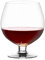 SOLAVIA Clear Glass Large Solo Glass Cognac Brandy H14cm D8cm Container Vase For Faux Flowers 700ml