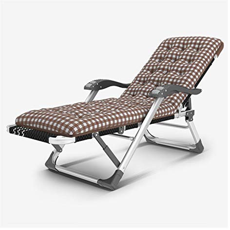 Chaises longues et inclinables de jardin en alliage d'aluminium Dossier de lit debronzage réglable pliant Chaise de réglage à 5 positions pour la piscine de plage Patio extérieur Jardin Pieds de camp