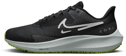 Nike Damen Air Zoom Pegasus 39 Shield Sneaker, Black/White-DK Smoke Grey-Volt, 42 EU