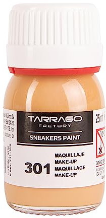 Tarrago Make-up 301 - Pintura para zapatos de 25 ml con pincel y esponja, para piel lisa, piel sintética o lona