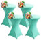 Strech Husse Für Stehtische Ø 60/80cm – Strechüberzug Tischhusse Für Bistrotische – Cocktail Tischdecken Stehtischhusse Für Hochzeit,Geburtstag,Taufe Etc (4Pcs-80cm,Mint Green)