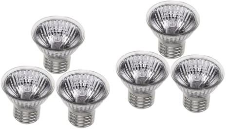 ABOOFAN 6pcs Lamp Heating Lamp Bulb for Lizards Snakes Bearded Dragons Turtles