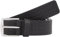 Calvin Klein Herren Gürtel Casual Mono Logo Branding, Schwarz (Ck Black Nano Mono), 110 cm