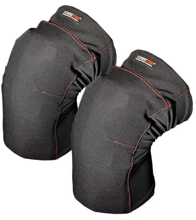Kneetek Knieschoner PROTEK SlideOn | Größe XL | optimaler Knieschutz beim Tragen von kurzen Hosen | Knieschützer geeignet für Bau, im Sanitärbereich oder im Küchenbau