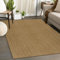 Seavish Teppich für Wohnzimmer, 10,2 x 15,2 cm, braun, handgewebt, Baumwolle, Schlafzimmerteppich, natürlich, modern, Bauernhaus, Innen- und Außenbereich, Teppiche für Kinderzimmer, Büro, Esszimmer,