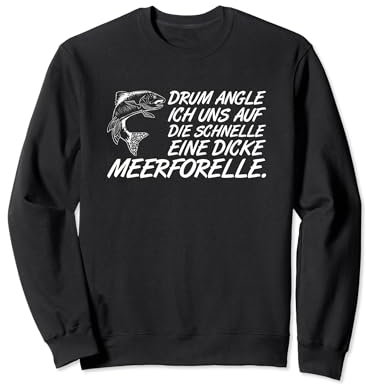 Meerforelle Lachsforelle Fischen Meerforellen Blinker MeFo Sweatshirt