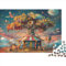 lihuogongsio Zirkus Puzzle 1000 Puzzle Fantasie Zirkus Erwachsene Impossible Puzzle Geschicklichkeitsspiel Für Die Ganze Familie Puzzle Erwachsene Premium Quality Farbig Spaß 1000pcs (75x50cm)