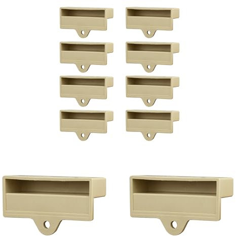 10x Lattenrosthalter Kappen Lattenrost Bett Bettlatten Federleisten 55 x 8 mm
