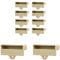 10x Lattenrosthalter Kappen Lattenrost Bett Bettlatten Federleisten 55 x 8 mm