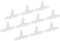 PATIKIL 3/8 Plastic Tee Hose Barb Fitting, 10 Pcs Equal T Shaped 3 Way Joint Splicer Mender Adapter Union Intersection Barbed Split for Air Water Fuel Gas Liquid Pipe, Transparent