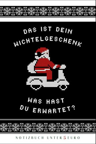 Notizbuch unter 5 Euro: Ideales Lustiges Wichtelgeschenk für Frauen, Männer und Kollegen