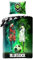 Halantex Blue Lock 2 Figuren Fußball- Bettwäsche-Set aus Baumwolle - Bettbezug 140 x 200 cm und Kissenbezug 70 x 90 cm - Mehrfarbig