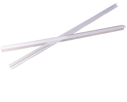 Yhenlovtt 2 Stück Duschdichtung, Dusch-Wasserabweiser-Streifen, Duschtür-Ersatzdichtung, auslaufsichere Dichtung, Wasserabweiser für Glastüren (8 mm)