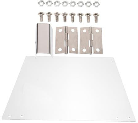 CONGARTENO Popcorn Machine Baffle Panel Clear Protector for Popcorn Makers Easy Installation Compatible Models Practical Baffle for Clean and Efficient Use