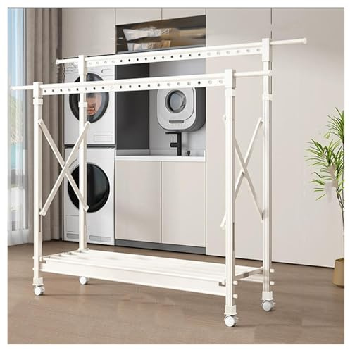 Generisch Zusammenklappbarer Wäscheständer,Drinnen Und Draußen, Faltbarer Wäscheständer for Wäsche(Style1)