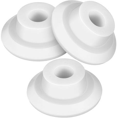 TEHAUX 3 Pack Chest Freezer Drain Plug Replacement, 1. 06 Inch (2. 7cm) Universal Rubber Hole Stopper, Leak-proof Defrost Drain Parts Compatible with Most Deep Freezers (white)