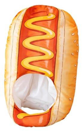 Hot Dog Kopfbedeckungen Für Erwachsene Personen Lustige Kopfbedeckung | -Kostümzubehör für Maskerade Fotokabine Requisit Festival Feiertag