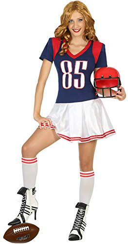 ATOSA Amerikanische Football-Spielerin Damenkostüm - Blau