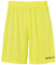 uhlsport Kinder Center Basic Shorts, Fluo gelb/Schwarz, 116