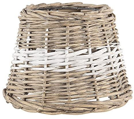 Lampenschirm Natur Rattan Tisch Maritim Clayre & Eef 20 x 15 cm