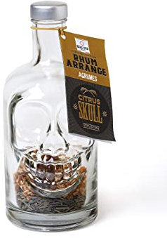 Mélange pour Rhum Arrangé Citrus -Agrumes- bouteille skull-quai sud
