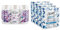 Marca Amazon Presto! Papel de cocina extragrande 18 (6x3) rollos de 3 capas + Papel higiénico de 3 capas ACOLCHADO- 36 (4x9) rollos (200 hojas x rollo)- Diseño: Joya