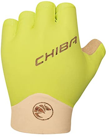 Chiba Eco Pro Fahrrad Handschuhe kurz Lime grün 2022: Größe: XXL (11)