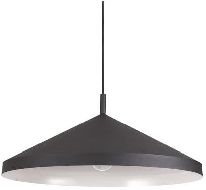 Ideal Lux YURTA Dome Pendelleuchte Schwarz 50cm