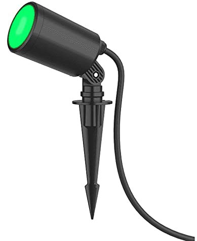 Faretto picchetto terreno LED SMART 6W IP65 RGB CCT da 3000K a 6000k multicolore giochi di luce dimmerabile lampada WiFi giardino luce colorata alberi facciate controllo vocale smartphone APP 230V