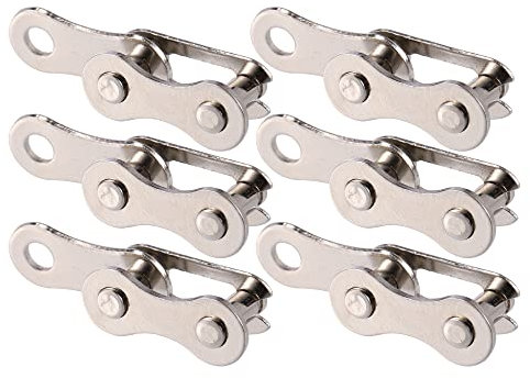 X AUTOHAUX 6 Pair Single Speed Chain Master Link Joint Clip Connectors for Bike