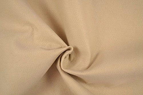 StoffBook BEIGE UNIVERSELLER FILZSTOFF 1MM DICK-90CM STOFF STOFFE, D556