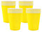 16PCS Sunflower Yellow Paper Cups,Disposable Paper Cup Solid 9oz Paper Cups Tableware Birthday Decorations Party Cups Party Drinking Cups for BBQs,Christmas,Picnic,Baby Shower,Party Cups Supplies