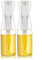 Gteller Paquete de 2 pulverizadores de aceite de oliva para cocinar, dispensador de aceite continuo, botella atomizadora para ensalada, barbacoa, hornear en cocina, asar (200 ml)