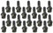 RIDEX 2070W0063 Radschraube Radbolze Vorne, Hinten 50mm M12 x 1,5mm 23mm 1.4kg