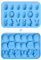 Stampi in Silicone Pasquali, Stampi in Silicone per Cioccolatini Caramelle Stampi Cioccolato Coniglietto Pasquale Vari Stampi a Forma di Uova Strumento Fai da Te per Festa Pasquale (Blu)
