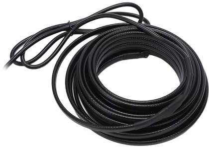 Pipe Heating Cable, Water Pipe Anti-Freeze Frost Heating Cable Self Adjustment Freeze Proof Electric Heat Trace Cable Explosion Proof 10M for PVC Hose Pipes