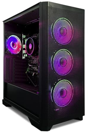 Fierce RGB Gaming PC - AMD Ryzen 7 8700G 4.2-5.1GHz, Radeon Integrated Graphics, 32GB RAM 5200MHz, 1TB NV3 M.2 NVME SSD, 650W PSU, Windows 11