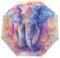 GAIREG Regenschirm, Elefant, Boho, Mandala, Reise-Regenschirm, winddicht, automatisches Öffnen, Schließen, faltbarer Regenschirm, Violett
