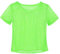 KarneLux Maglia a Rete Neon - Festival e Travestimento Anni '80/'90 - Camicia per Carnevale e Feste a Tema - Donna, Taglia Unica, Verde Fluo