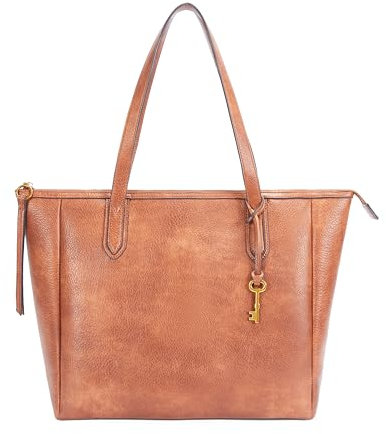 BRASS TACKS Leathercraft Tote Handtaschen für Damen Große Kapazität PU Leder Damen Schultertaschen Kaffee, braun, 13.2 L x 12.4 H x5.5 W