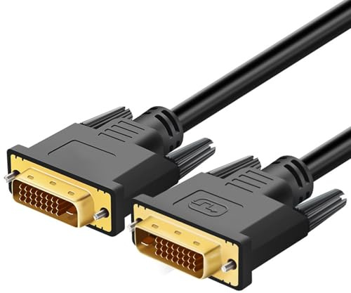 DUTTY Cable de DVI a dvi, d 24 + 1, de Monitor de vídeo Digital de Cabeza Masculina, para tvad, 1,5 Metros