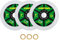 KURSTOL Diamant-Glas Trennscheibe – 3 Stück 125mm ultradünne Trennscheibe, Bohrung 22,23–15,875 mm für Glas, Keramik Fliesen, Jade, Kristall, Weinflaschen