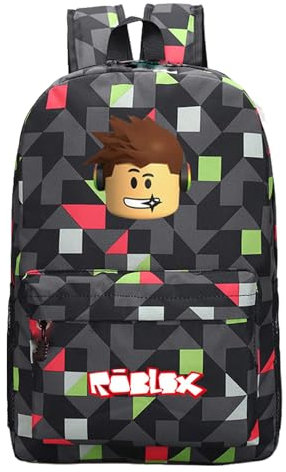 PYTRARTY Rob-Lox rucksack，Rob-Lox Cartoon-Rucksack für ，Schultasche，Wanderrucksack，Schulranzen