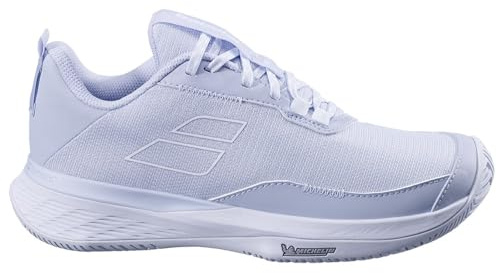 Babolat Damen SFX Evo Carpet Tennisschuhe Teppichschuh Hellblau-Weiß Eu Neu
